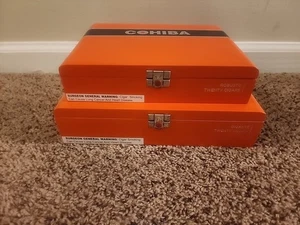 Cohiba Gigante & RobustoRubicon Empty Wood Cigar Box (2) - Picture 1 of 3