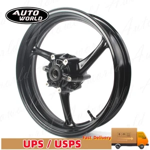 17''Front Wheel Rim For Suzuki GSXR600 GSXR750 2011 - 2016 Matte Black 22mm Axle - Picture 1 of 12