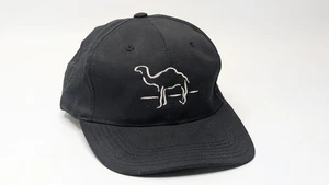 Vintage 90s Camel Cigarette Black Snapback Hat Cap Twill Adult OSFA Joe Camel - Bild 1 von 8