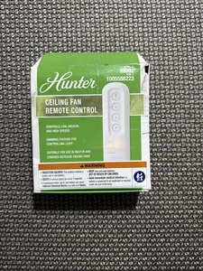 Hunter Universal 3-Speed Ceiling Fan Handheld Remote Control - White (99392) - Picture 1 of 2