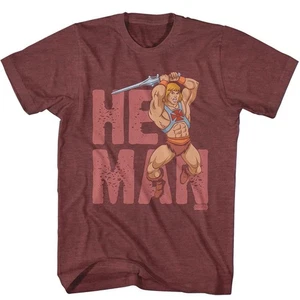 Masters Of The Universe Motu He Man Text TV Shirt - Picture 1 of 3