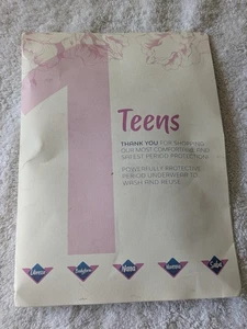 bodyform Teens Black Moderate Period Briefs - Size L - Picture 1 of 2