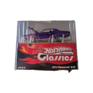 Hot Wheels American Classics 1971 Plymouth GTX 1/43 Purple #1972/2000 RARE - Picture 1 of 2