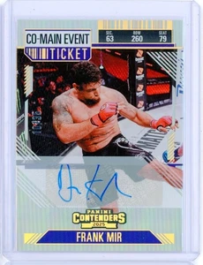 Boleto de evento co-principal Panini Contenders PFL FRANK MIR 2025 autógrafo automático 10/35 - Imagen 1 de 2
