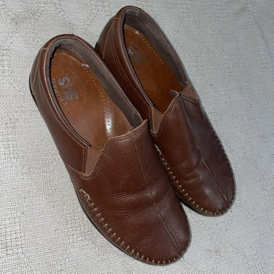 SAS Tripad Comfort Work Shoes Womens Size 7 M Brown Leather Hospital Clinic - Image 1 of 4
