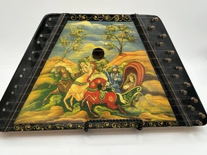 Vintage Zither handbemalte Schoßharfe, Musikinstrument - Bild 1 von 4