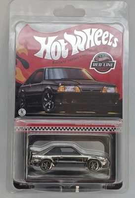 Ford Mustang Cobra R Shadow Chrome 1993 Hot Wheels RLC Red Line Car-Club Foto 1 de 3