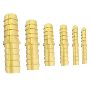 Brass Hose Barb Fitting Union/Splicer/Mender/Joiner Assortment Kits, 3/16" 1/... - Picture 1 of 5
