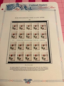U.S. 2001 Stamps – Mint, NH Booklet Panes - Picture 1 of 12