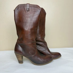 Dingo Damen Leder Western Cowboystiefel braun rötlich Größe 7,5M - Bild 1 von 17