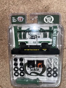 M2 Machines Model Kit - Quaker State Green/White 1977 GMC Sierra Grande 15 1:64 - Picture 1 of 6