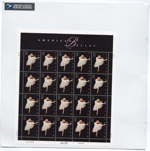 Scott #3237 American Ballet Sheet of 20 Stamps - Sealed - Picture 1 of 3