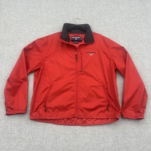 Vintage Polo Sport By Ralph Lauren Zip Up Windbreaker Jacket Sz XL Red - Picture 1 of 13