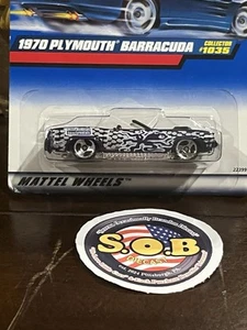 Hot Wheels 1970 Plymouth Barracuda Convertible 1:64 Blue Sealed USED NM Cond - Picture 1 of 7