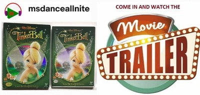 Disney 's Tinker Bell (DVD,2008,Widescreen)w/Rare Embossed Foil Slipcover! - image 1 of 4