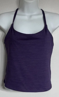 Camiseta sin mangas Outdoor Voices TechSweat Cami para mujer talla mediana sin movimiento púrpura Foto 1 de 4