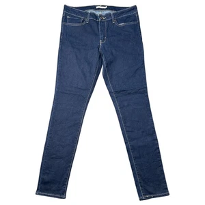 Levi's 711 Skinny Fit Damenjeans 30 x 30 (passt 33 x 29) blau gerades Bein Denim - Bild 1 von 15