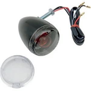 Drag Specialties 2020-0475 Gloss Black Rear Bullet Turn Signal - Picture 1 of 1