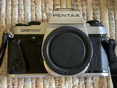 Pentax Super Program 35mm SLR Film Camera Body Only. Working, with Strap/FilmCas - Image 1 of 4