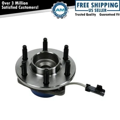 Complete Driver or Passenger Wheel Hub and Bearing Assembly w/ ABS Foto 1 de 3