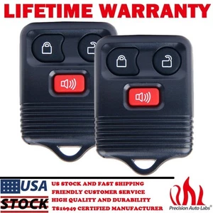 2 Remote Car Key Fob For Ford F150 F250 F350 2005 2006 2007 2008 2009 2010 2011 - Picture 1 of 15