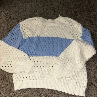 NWT Rip Curl Desert Dreams Stripe Knit Sweater Size Small - Image 1 of 4