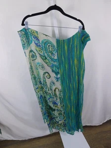 Falda Boho Asimétrica Mujer Mediana Tejida Cachemira Gasa Medios Mixtos - Imagen 1 de 9