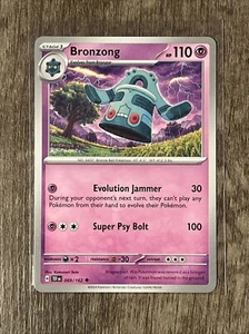 Bronzong #069/162 SV05: Temporal Forces Uncommon - Pokemon Card - Picture 1 of 2