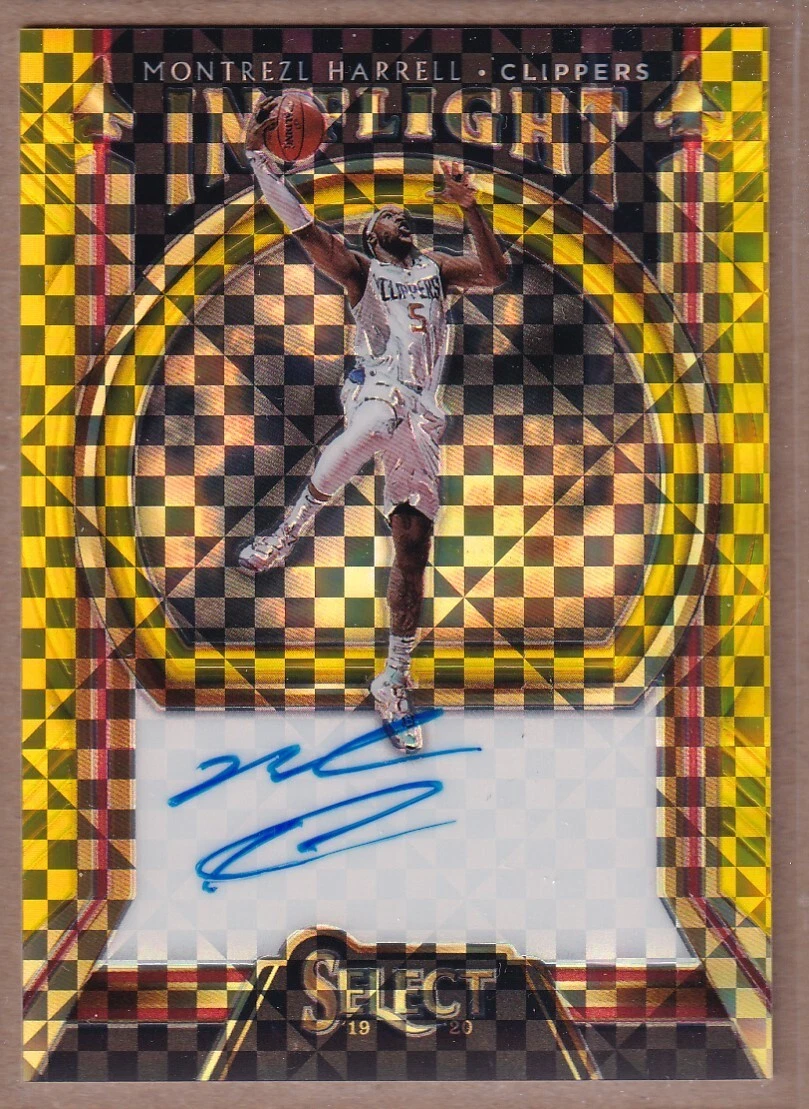 2019-20 Select In Flight Signatures Prizms Gold #18 Montrezl Harrell AUTO /10