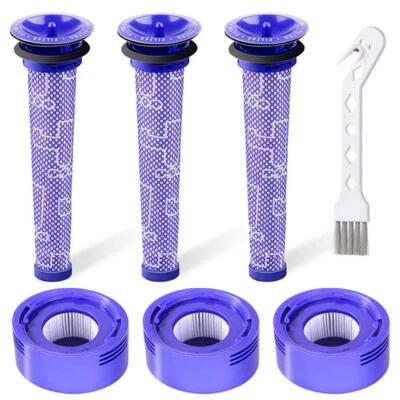 HOUSMILE 6 Pack Filter Replacement for Dyson V7 V8 Animal and V8 Absolute Cordless Vacuum