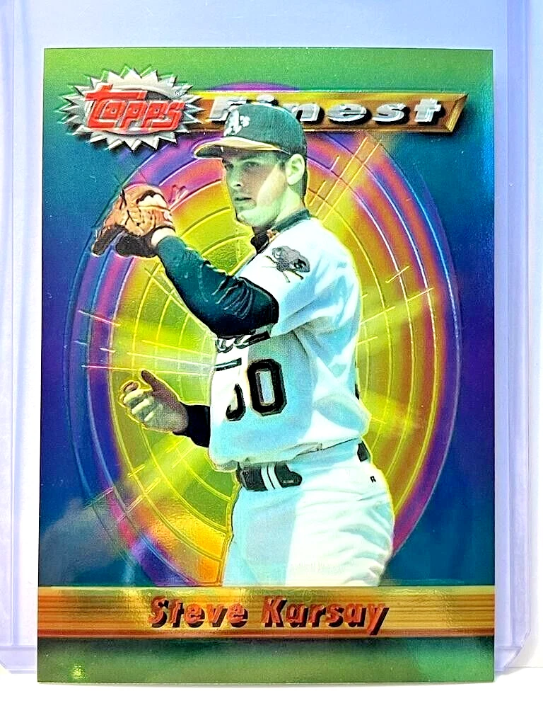 1994 Topps Finest Refractor Steve Karsay #438