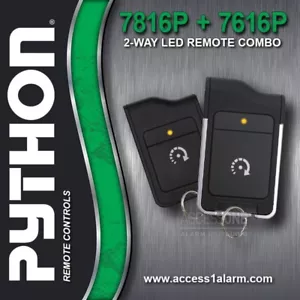 Python 7816P and 7616P LED 2-Way Remote Control Combo For 4816P DS4 Remotes ONLY - Picture 1 of 3