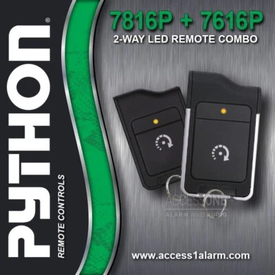 Python 7816P and 7616P LED 2-Way Remote Control Combo For 4816P DS4 Remotes ONLY - Image 1 of 3