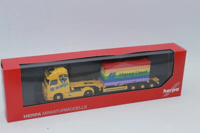 Herpa 317436 Volvo FH Gl. XL Container Semitrailer Acargo Hapag Lloyd NEW 1:87 - Image 1 of 4