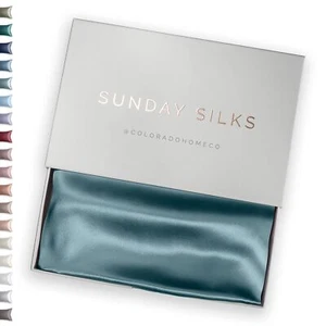 SUNDAYSILKS&#8482; Premium Silk Pillow Cases | 100% Mulberry Silk Pillowcase, Al - Picture 1 of 8