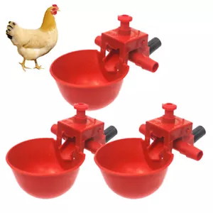 20PCS Pigeon Drinking Bowl Pigeon Feeder Poultry Automatic Waterer Quail Coop - Picture 1 of 11