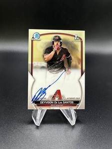 2023 Bowman Chrome Deyvison De Los Santos 1st Auto Diamondbacks #CPA-DD