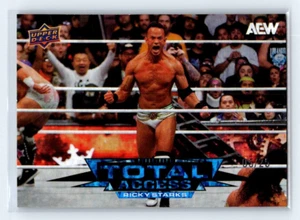 2025 Upper Deck AEW Total Access BLUE #TA-2 Ricky Starks /25 Wrestling Rare SSP - Picture 1 of 2