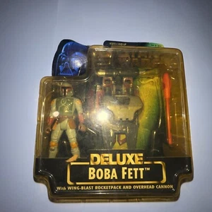Star Wars Empire Strikes Back DELUXE BOBA FETT Action Figure 1996 Sealed Kenner - Imagen 1 de 7