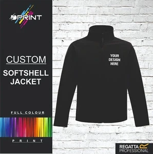 CHAQUETA SOFTSHELL IMPRESA PERSONALIZADA ROPA DE TRABAJO MARCA EMPRESARIAL UNISEX - Imagen 1 de 8