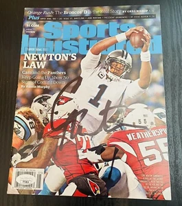 Cam Newton Autographed Sports Illustrated Magazine Carolina Panthers/ JSA - Picture 1 of 2