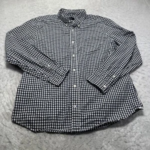 Gap Lived In geknöpftes Hemd blau Gingham kariert Langarm Herren Größe Extra Large - Bild 1 von 13