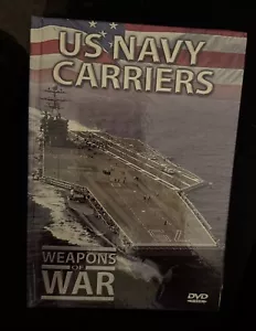 US Navy Carriers Weapons of War (DVD Book) United States Naval Aircraft Carrier - Picture 1 of 2