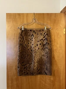 Gianfranco Ferre Tier Dschungeldruck Rock Luxus Designer Damen Größe 42 - Bild 1 von 12