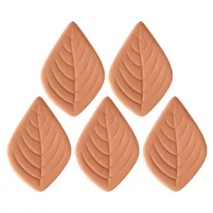 5Pcs Brown Sugar Keeper Terracotta Sugar Saver Brown Sugar Softener Leaf Design - Picture 1 of 12