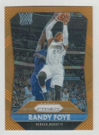 Randy Foye 2015-16 PANINI PRIZM LIGHT ORANGE PRIZM # 12/65 DENVER NUGGETS - Image 1 of 1
