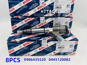 8X Bosch 0986435520 Diesel Fuel Injector For GMC LMM Duramax 2007.5-2010 6.6L US - Picture 1 of 9