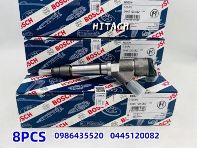 8X Inyector de combustible diésel Bosch 0986435520 para GMC LMM Duramax 2007,5-2010 6,6 L EE. UU. Foto 1 de 4