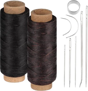 Leather Thread Waxed Needle Saddler Thread 2 Rolls High-Quality Material - Picture 1 of 7