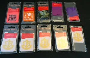 Lotto di 10 porta carte cellulare SMART WALLET NUOVI CON SCATOLA - Foto 1 di 1